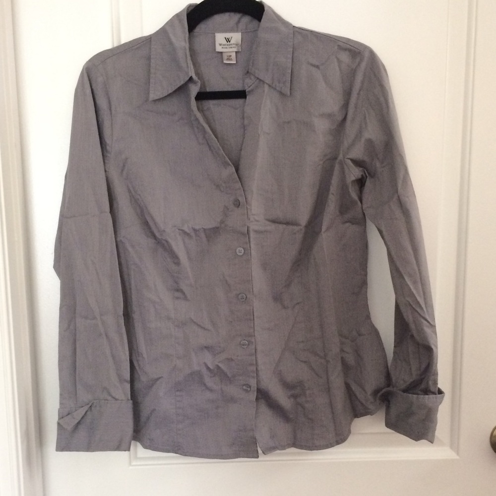 Gray Worthington Button-Down